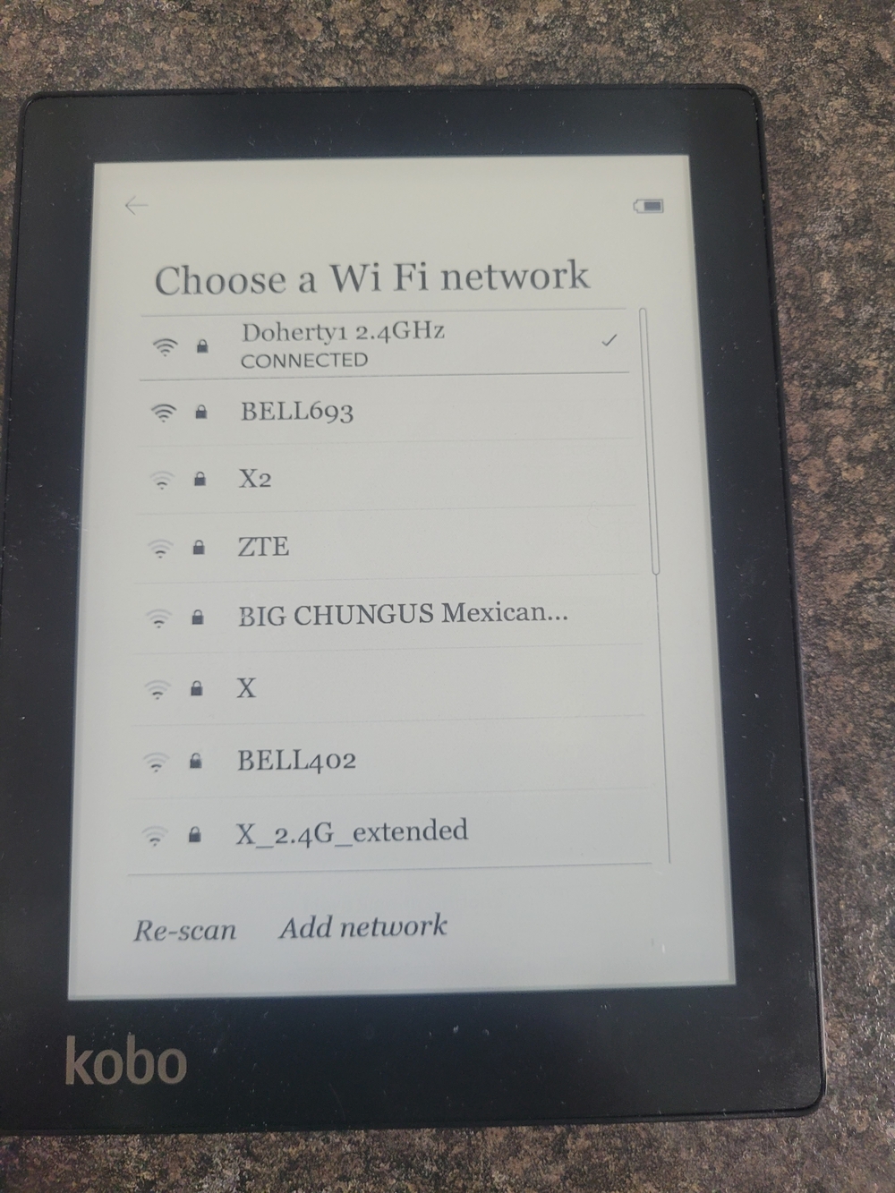 Pink Kobo Auto E-Reader Tablet N514 - Picture 10 of 10